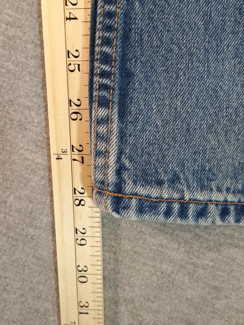 Old Navy Y2k Light Wash Straight Leg Jeans - Light Blue - Picture 7 of 7